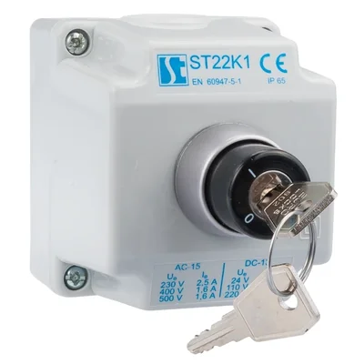 COMPLETE 1-HOLE CASSETTE WITH SAV BUTTON AND 1 M20 GLAND