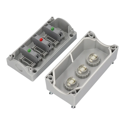 Complete 3-hole cassette with KZ, KC drive and 1 M20 bushing