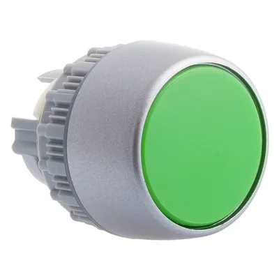 Complete drive with green covered button