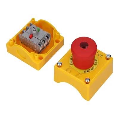 Complete single-hole cassette with safety button, 2 M20 dampers