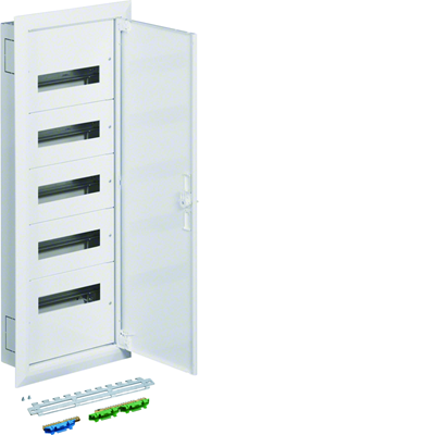 Complete switchgear 5x12 modules + PE/N terminals, IP30/I class pt.