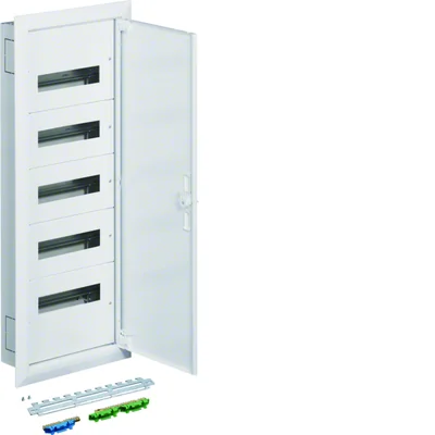 Complete switchgear 5x12 modules + PE/N terminals, IP30/I class pt.