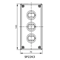 Complete three-hole cassette without equipment