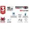 Compresor inalámbrico Energy+ de 18 V, pantalla LCD, sin batería.