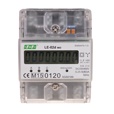 Compteur d'énergie électrique LE-02D