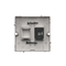 Computer socket RJ45 single cat. 5e (module) satin (metallic)