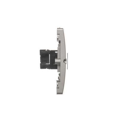 Computer socket RJ45 single cat. 5e (module) satin (metallic)