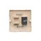 Computersteckdose RJ45 einzeln Kat. 5e (Modul) beige