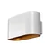 CONCEPT White and gold wall lamp