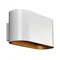 CONCEPT White and gold wall lamp