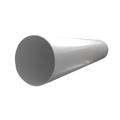 Condotto di ventilazione rotondo D/O 100, 1 m, bianco
