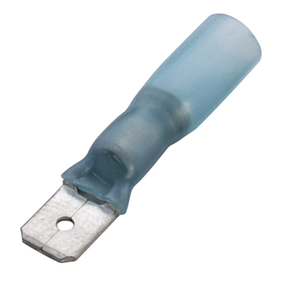 Conector aislado pin 1,5-2,5/6,3x0,8 azul