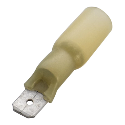 Conector aislado pin 4.0-6.0/6.3x0.8 amarillo