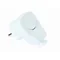 Conector angular con interruptor, blanco