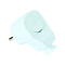 Conector angular con interruptor, blanco