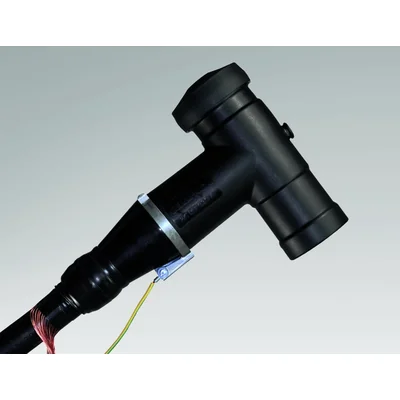Conector angular para buje tipo C (630A), conjunto trifásico, con terminales de tornillo, CTS 630A 24kV 25-70, 355434