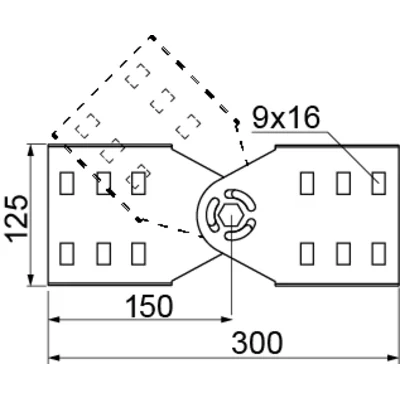 Conector articulado, LGCH120 N