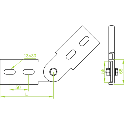 Conector articulado, LGDP