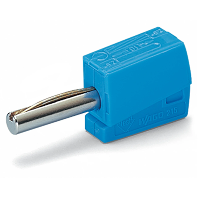 Conector banana azul 50 uds.