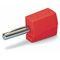 Conector banana rojo 50 uds.