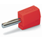 Conector banana rojo 50 uds.