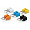 Conector banana varios colores 50 uds.