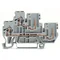 Conector base de dos pisos, 1 hilo/1 pin L/L gris X-COM 50 uds.