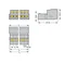 Conector CAGE CLAMP® de 1 conductor, gris 231-608