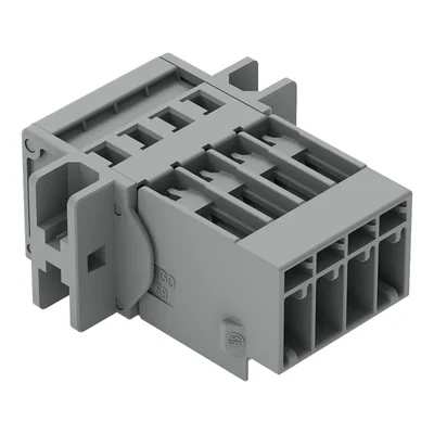 Conector CAGE CLAMP® de 1 conductor, gris 769-604/002-000