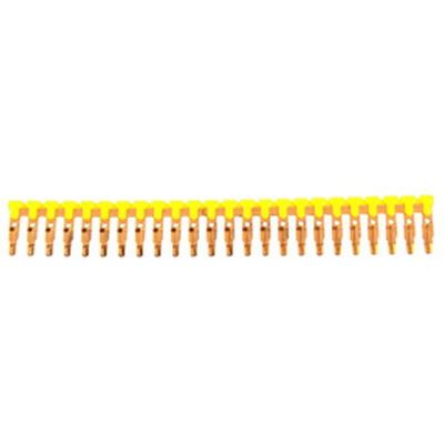 Conector cortocircuito 4mm2 x24 amarillo