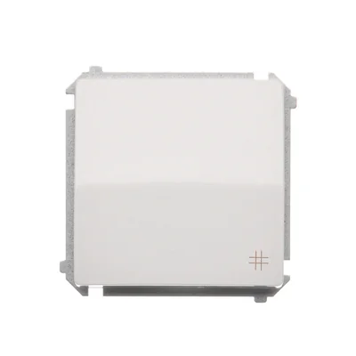 Conector cruzado (módulo) 10A 230V terminales de tornillo, blanco