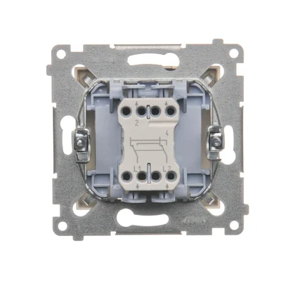 Conector cruzado (módulo) 10A 250V conectores rápidos crema