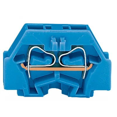 Conector de 2 cables sin botones, azul 260-304
