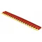Conector de 20 bornes para 93 bases y 38 módulos, rojo