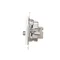 Conector de antena Simon 55 WMDA-021006-111 R-TV-SAT, de paso, 7 dB (módulo). 1 entrada: 5 MHz ÷ 2,4 GHz; Blanco mate