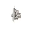 Conector de antena Simon 55 WMDA-021006-143 R-TV-SAT, de paso, 7 dB (módulo). 1 entrada: 5 MHz ÷ 2,4 GHz; aluminio mate.