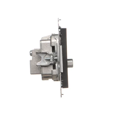 Conector de antena Simon 55 WMDA-021006-149 R-TV-SAT, de paso, 7 dB (módulo). 1 entrada: 5 MHz ÷ 2,4 GHz; Negro mate