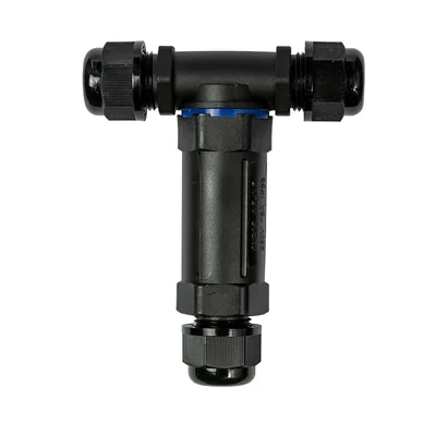 Conector de cable SPNT 325, (3x2,5) pieza en T, IP68 negro