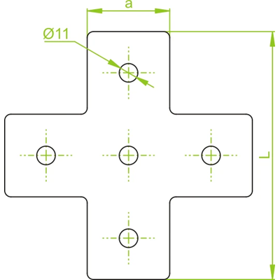 Conector de canal LCP7