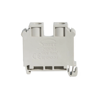 Conector de carril roscado, 16 mm2, TS 32.35, 1 carril 50 uds.