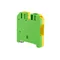 Conector de carril roscado protector 16,0mm² TS-35 amarillo-verde 20 uds.