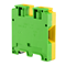 Conector de carril roscado protector 35,0mm² TS-35 amarillo-verde 4 uds.