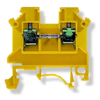 Conector de carril roscado, serie NUEVA, 4,0 mm2, TS 32.35, 1 vía 50 uds.