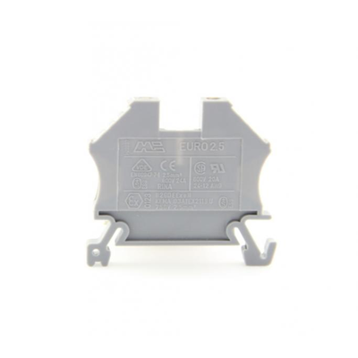 Conector de carril roscado ZSG 2,5 mm2, gris