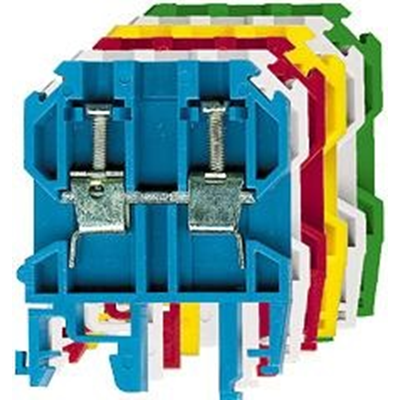 Conector de carril roscado ZSG1- 4.0n, 4.0 mm2, TS 32, 35, 1 vía, azul