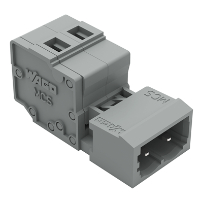 Conector de clavija, trama de 5 mm, 5 vías