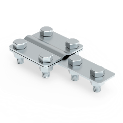 Conector de control galvanizado de 4 orificios
