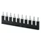 Conector de cortocircuito de inserción de 10 vías para conectores de la serie ZUG de 4 mm² ZSN-4-10 negro A42-6293