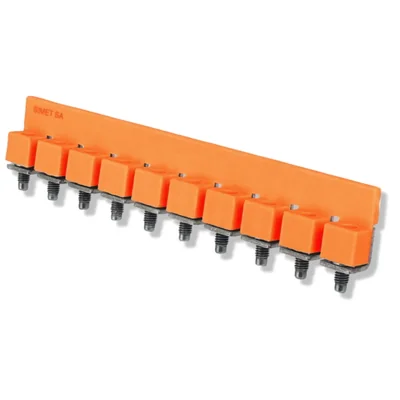 Conector de cortocircuito roscado combinado ZZ10-2.5 naranja