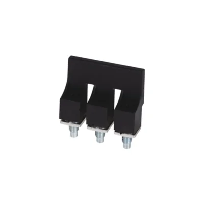 Conector de cortocircuito roscado de 3 vías para conectores ZUG serie 4mm2 ZKN-4-3, negro A42-5223